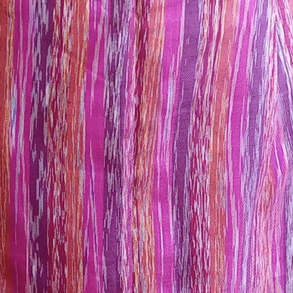 Pink, Orange and Purple maxi skirt with split - Picture 4 of 8
